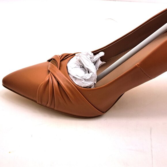 New York & Company Womens Monique- Knotted Pointy High Heels Pump - Size 11 - Picture 7 of 12
